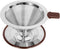 Pour Over Coffee Dripper?Reusable Stainless Steel Drip Cone Coffee Filter, Update Double Ultra Fine Micro Mesh Filter, Professional Paperless Drip...