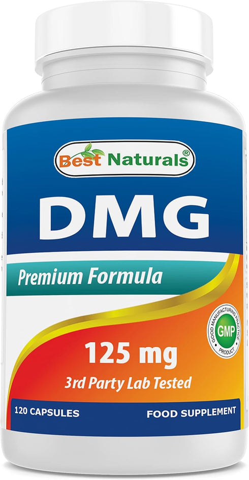 Best Naturals DMG 125 mg 120 Capsules...