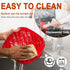 Large Silicone Air Fryer Liners Square 5-9 QT, 9.6 Inch Reusable Airfryer Liners Air Fryer Silicone Liners Pot Oven Liner Baking Tray, Air Fryer B...