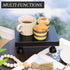 Modern Pedestal Stand for Kitchen Decor : Decorative Wood Riser for Display and Farmhouse Soap Dispenser Tray and Sponge Holder - Retro Countertop...