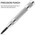 NEIKO 02639A 6-Inch Automatic Center Hole Punch with Adjustable One-Handed Spring Impact, Chrome-Plated Shank, and Premium S2 Steel Tip...