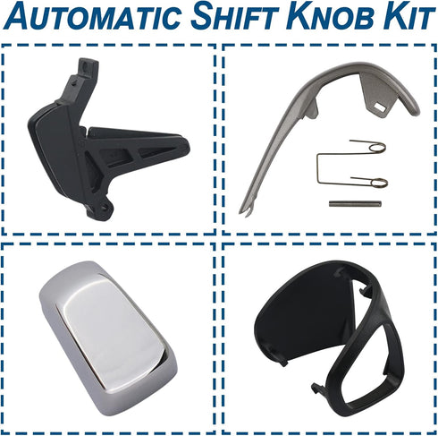 APPERFiT Automatic Shift Shifter Knob Kit Compatible with Chevy Sonic 2012-2016, Chevy Trax 2015-2016 Replaces 42539736 42423234 95393161...