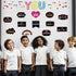COCHIE Motivational Inspirational Bulletin Board Decorations Set, 37PCS Positive Saying Classroom Must Have, Affirmation Station Paper Cutout Clas...