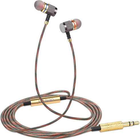 Betron YSM1000 Earphones in Ear Headphones Wired 3.5mm Jack Tangle-Free Cable Case and Noise Isolating Earbuds......