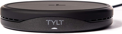 TYLT Crest | 10W Convertible Fast Wireless Charging Pad Compatible with Samsung, Apple, AirPods, and Other Android Qi Devices, Portable Phone Char...