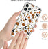 Autumn Fall Leaves Moon Pumpkin Pattern Case for iPhone 14 Pro Max, Retro Halloween Funny Pumpkin Case for Girls Women Men, Unique Trendy TPU Bump...