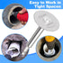 Inside Pipe Cutter for Pvc Pipe, Professional Pvc Pipe Cutter with 6pcs Rotary Drill Saw Blades and 1/4" Hex Shank, Plumber Tools for Big Small Di...