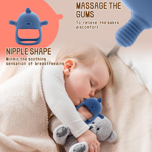 Baby Fruit Feeder & Breastmilk Popsicle Molds – (3-Pack) Teething Relief Set with Mesh & Silicone Pacifiers, Freezer Tray, Food Feeder for 0–12 Mo...