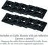 9.8 Feet Cable Management Sleeve and Wire Cord Organizer with 10 Mount and Ties. Adjustable Premium Neoprene Wraps for Computer Desk, TV, Electric...