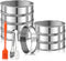 8PCS English Muffin Rings - 4 Inch+3.35 Inch Set Stainless Steel Crumpet Tart Rings - Double Rolled Round Metal Pastry Ring Molds for Baking Cooki...