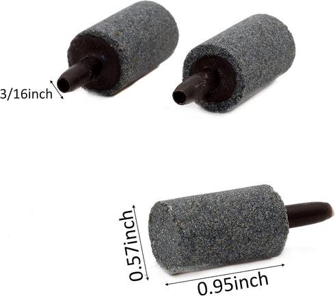 ALEGI Aquarium 1 Inch Air Stone Cylinder Bubbler,Air Stone Accessories for Fish Tank and Hydroponics (8 pcs)...
