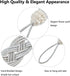 Blulu 6 Pieces Braided Curtain Tiebacks Rope Belt Curtain Ties and 6 Pieces Hooks Metal Curtain Tieback Hooks for Window Curtain Accessories (Silv...