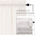 Simple Life Flax Antique White Farmhouse 16"x72" Valance Rod Pocket Cotton Linen Blend Solid Color Hanging Loops Kitchen Window Curtains...