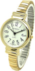 Ladies Easy to Read Numbers Round Stretch Elastic Band Analog Quartz Fashion Watch...