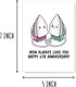 Iron Always Love You Card - Wedding anniversary Card - 6th Anniversary Card - Cute Iron Card - Funny Sixth Greeting, White...