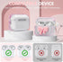 Airpods Pro 2nd Generation Case with Cute 3D Colour Bow Design Soft Clear TPU Cover with Cute Keychain, Airpods Pro Case Cleaning Pen Kit for Woma...