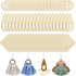 CHENRUI 60 Pieces DIY Unfinished Wood Earrings Blanks Wood Earring Parts for Macrame...