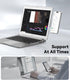 CloudValley Magnetic Phone Holder for Laptop Designed for iPhone 16/15/14/13/12 MagSafe, Adjustable Phone Monitor Side Mount, Slim Portable Foldab...