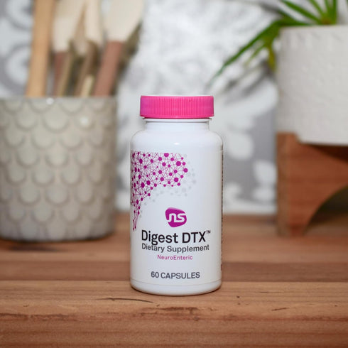 NeuroScience Digest DTX - Enzymes for Digestion, Detox & Gut Support - May Help Occasional Bloating & Gas - Protease, Zinc Carnosine, Apple Cider ...