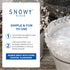 Snowy River Pearl, Cocktail & Margarita Sugar Rimmer - Vibrant Color Glass Rimming Sugar with Medium Crystal Texture - 8oz...