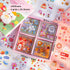 Kawaii Cartoon Rabbit Bear Stickers - EAMOTOL 800 PCS/100 Sheets Transparent PVC Cute Animals Bunny Sticker Kit for Scrapbooking Supplies Planner ...