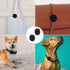 2pcs Dog Collar Holder for AirTag, Waterproof Dog Collar Holder Anti-Loss Soft Silicone Protective Case Cover for Pets Dog Cats Compatible with Ap...