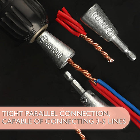 Generic 2pcs Wire Twister Tool for Electric Drill, Wire Twister Wire Connector Wire Twisting Tool for Cable Quick Stripping, Stainless Steel Wire ...