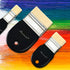 3 Pack Flat Paddle Paint Brush Set, Nylon Painting Brushes for Acrylic, Oil, Paint, Varnishes, Watercolor, Painter, Students, Artist and Watercolo...