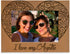 KATE POSH I Love my Auntie Picture Frame, Best Aunt Ever, Engraved Natural Wood Picture Frame (5x7 - Horizontal)...