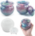 Jars Resin Molds, Jar Silicone Molds with Lid for DIY Jewelry Storage Box, Candy Container, Home Decoration Crafts...