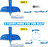 2 Pack Airplane Toys with Launcher, 17.5" Large Throwing Foam Plane, Foam Gliders for Boys Age 3 4 5 6 7 8 9+ Years Old, Flying Toys Birthday Gift...