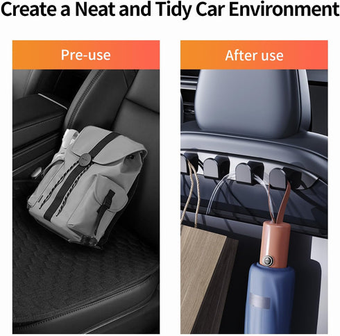 2PCS Car Purse Hook for Tesla Model 3/Y, Car Headrest Hooks for Purses and Bags, Purse Holders Car Seat Hooks for tesla accessories model y 2024...