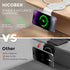 Hicober 3 in 1 Wireless Charging Station for iPhone 15, Magnetic Foldable Travel Charger Station Stand 18W for iPhone 15 14 13 12 Pro/Max/Plus/App...