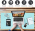 Multifunctional Office Desk Pad Mat Blotter on Top of Desks Non-slip Desk Writing Mat Waterproof Desk Mat Protector for Desktop PVC Leather Desk M...