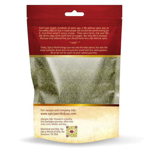 Spicy World Dill Weed 2.5 Oz Bag (70g) | Perfect Seasoning and Spice for Salads and Soups (2.5 Ounce Bag)...