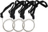 3 Pcs Hand Pocket Chainsaw Stainless Steel Emergency Saw Kit Mini Survival Wire Saw with Rope Handle for Cutting Hunting Hiking Backpacking Gear(B...