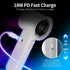 Portable Handheld Fan with 100-Speed Adjustable,Turbocharged Strong Airflow Mini Fan,5000mAh Battery Rechargeable Personal Fan - Ideal Gift for Wo...