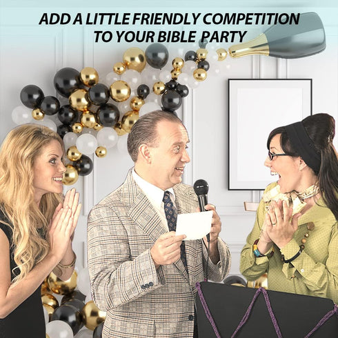 Bible Trivia Game, Bible Friendly Feud Quiz, Bible Trivia Games for Family, Bible Family Feud Questions, Games for Church Group, Bible Community P...