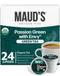 Maud's Organic Passion Green Tea Pods, 24 ct, Recyclable Single Serve Tea Pods – 100% Gourmet Blended Tea Leaves, Compatible with Keurig K Cups Ma...