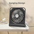 AMKEN Small Table Fans - Powerful USB Fan Desk Fan 4 Speeds Adjustable - 200° Tilt Folding Quiet Operation for Office Bedroom Home Desktop Camping...