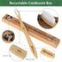 Bamboo Toothbrushes (10 Pack), BPA Free Toothbrush Medium with Firm Bristles, Eco-Friendly, Natural Biodegradable & Compostable Charcoal Wooden To...
