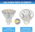 Simba Lighting LED MR11 Flood Light Bulbs (4 Pack) 12V 3W 20W Halogen Replacement 2-Pin 240lm for Landscape, Accent, Track Lights, and Christmas T...