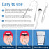 Tongue Scraper (3 Pack), Bad Breath Treatment Tongue Scraper for Adults, Medical Grade 100% Stainless Steel for Oral Care, Easy to Use Tongue Clea...