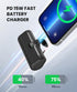 Small Portable Charger for iPhone, 5000mAh Mini Battery Pack with Builtin Metal Stand, MFi Certified Compact Power Bank with LCD Display & LED Lig...