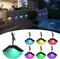 Solar Wall Lights,2 Lighting Modes Solar Fence Lights,Warm White & Color Glow LED Lights, Solar Lights for Garden,Patio,Deck Railing,Pool and Wall...