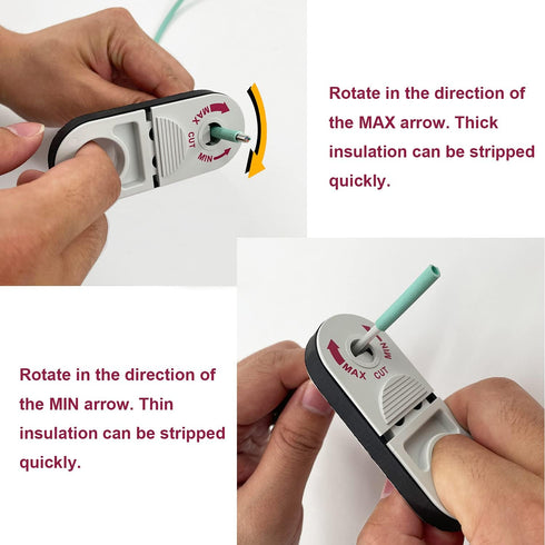 Universal Network Wire Stripping Tool for Cat5e, Cat 6, Cat 6a, Cat7, Cat 8 - Professional Coaxial Cable Stripper, And Cutters - Utp, Stp, Sftp Po...