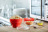 Lékué Mini Microwave Popcorn Maker, Set of 2, Red...
