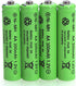 12 Packs 1.2V AA 300mAh Ni-MH Rechargeable Batteries for Solar Lights (AA Size)...