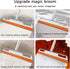 Multifunction Magic Broom, Household Silicone Wiper Floor Squeegee Non-Stick Hair Sweeping Tool 4 in 1 Adjustable Floor Scraping Sweeper for Bathr...