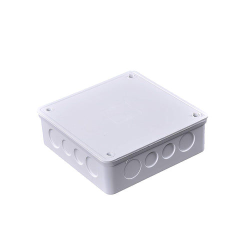 Co. 6" x 6" x 3" PVC Plastic Junction Conduit Box with 3/4" & 1" Pre molded Holes...